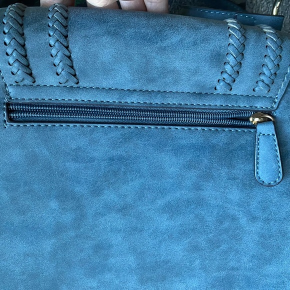 Blue Franco Sarto Saddle Bag - Picture 3 of 13